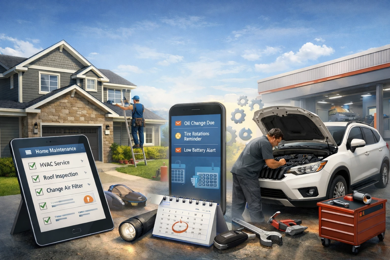 home and car maintenance